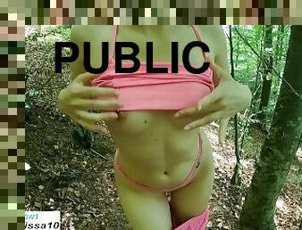 Stranger Fucked me in the forest PUBLIC SEX