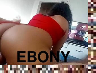 resna, orgasms, ārā, tūpļa, minēts, melns-ebony, hardkors, melns, bbw, traka