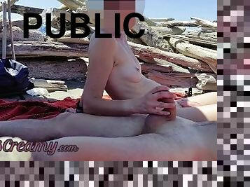 masturbation, orgasme, public, chatte-pussy, amateur, fellation, cam, plage, voyeur, femme-habillée-mec-nu