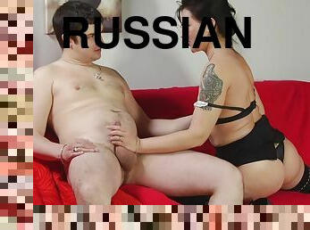 Nasty Russian Wife Gets Made Love By Her Stepson