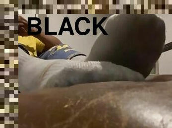 Giant Black Daddy Socks