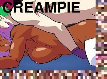 creampie-ejakulasi-di-dalam-vagina-atau-anus-dan-keluarnya-tetesan-sperma, pacar-perempuan, sperma, animasi, jenis-pornografi-animasi, pacar-cowok