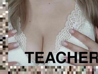 School teacher seduces me with video of her big boobs