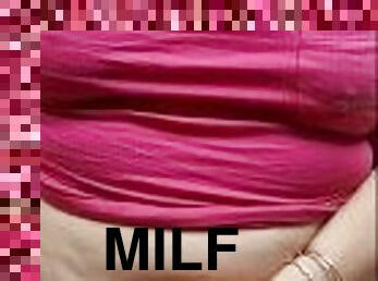 Another cum load on MILF mom tits