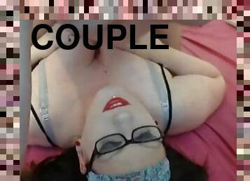 Dirty Couple. Titwank, blowjob, fucking, cum in pussy