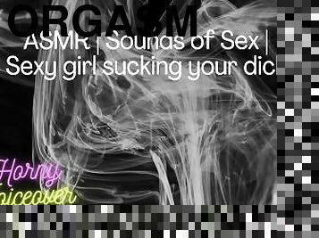 Sexy whore moaning loudly while sucking your dick ~ Erotic ASMR~ Audio Sex