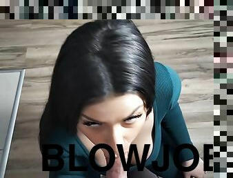 Quickie Blowjob With Swallow