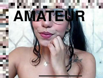 Latina amateur teen thrilling webcam video