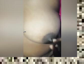 Today Exclusive- Desi Tamil Bhabhi Boob Sand Pussy Video Record By Hubby