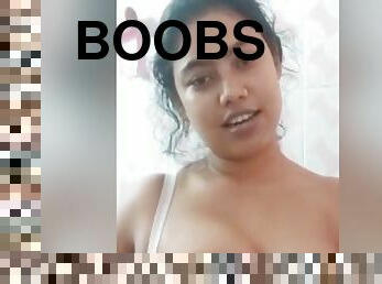 Today Exclusive- Sexy Bangla Girl Showing Her Boobs