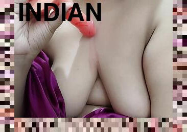 Indian Celebrity Captured On Videocall With Boobs