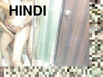 mandi, amatir, hindu, pasangan, tante, webcam, mandi-shower, berambut-cokelat