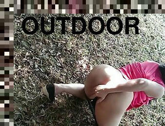 Outdoor Risky Public Fucking With My Big Ass Step Aunt