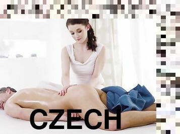 Hot Czech Masseuse Ela Nek Gets Drenched In Oil And Fucked Deep By Lutro