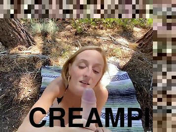 Molly Pills Gets Her Pussy Destroyed In A Secluded Forest