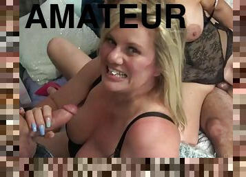Exclusive video of amateur swinger couples having foursome sex