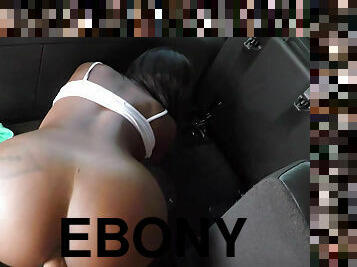 Curvy ebony Stacy pays mechanic with her pink pussy