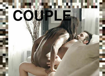 Interracial couple pleasure each other in all the right ways