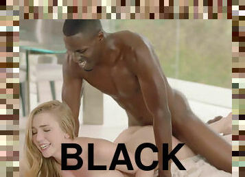 Kendra Sunderland is obsessed to taste her 1st big black dick