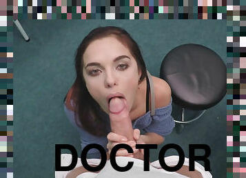 Shameless Doctor Shoves His Whopping Dick In Russian Girl's Mouth