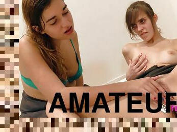 amatir, lesbian-lesbian, remaja, alat-mainan-seks, spanyol