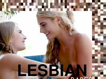 Her first time 18yo schoolgirl lesbian scene