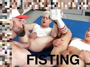 Andrew Connor and Jim Fit have a hot fisting session