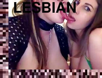 Suck and kiss lesbians with big boobs