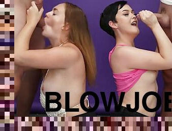 Blowjob Challenge - Jade and Samantha
