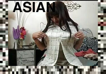 asiatiche, tettone, masturbarsi, ufficio, mammine-mature, culo, solitari