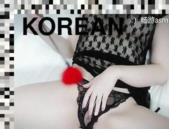Korean prurient hooker exciting clip