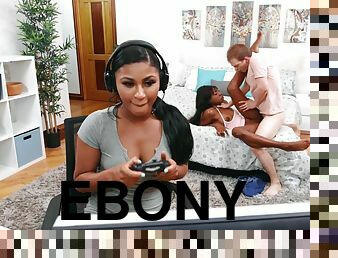 Alex Jett cheats ebony GF with Amari Anne