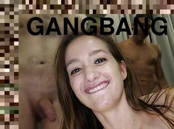 Nadia Noja hardcore gangbang video