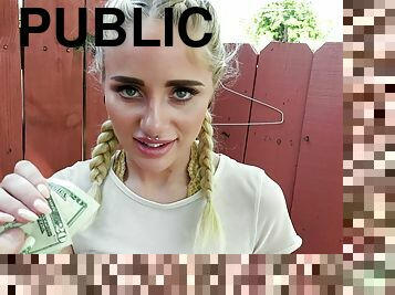 Friendly Blondie Fucks In Public 2 - Public Pickups