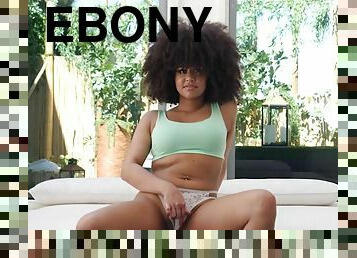 Lovely Ebony Nina exciting sex scene