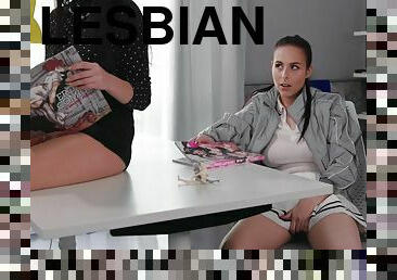 Antonia Sainz hot lesbian strapon sex