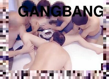 Gangbang with beautiful girl - Japanese