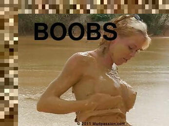Big Boobs In Mud Outdoors - Extreme Fetish