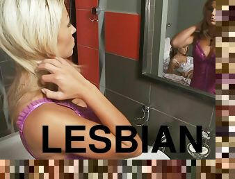 לסבית-lesbian, צעצוע, לבני-נשים, מתוקה, דילדו, רטוב