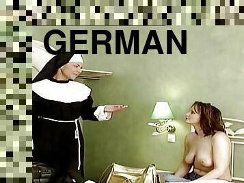 German Nun Seduce to Fuck by Prister in Classic Porn Movie