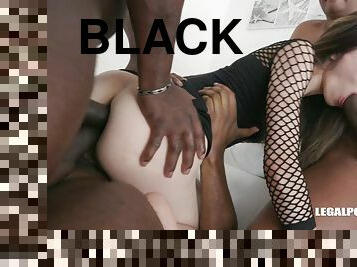 Two Black Dicks In Ciara Riviera Bum End - POUND HARD CORE