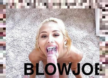 sayang, blowjob-seks-dengan-mengisap-penis, berambut-pirang