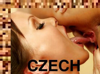 Perfect Czech porstar Silvia Saint eating cunt of her horny lesbian mate