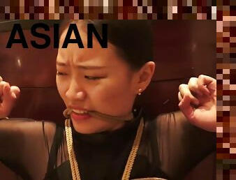Asian MILF bondage fetish porn video