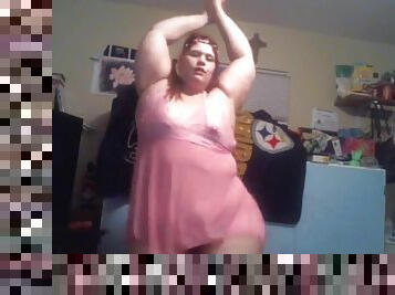 OBESE Twerking in Lingerie - CassianoBR - Bbws