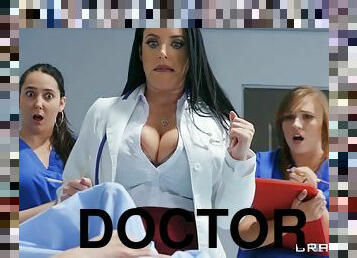 Reality Hardcore in the Hospital Firsthand Experience Markus Dupree, Angela White - PAWG brunette doctor