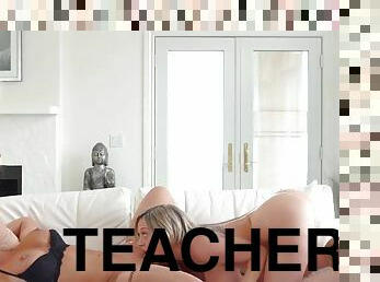 Parent Teacher Conference Becomes WILD MILF Threesome - Amateur