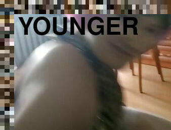 Horny woman fuck younger guy pizza courier