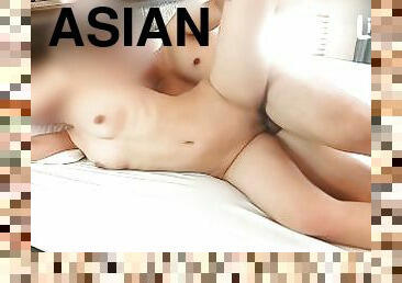 asia, orgasme, amatir, buatan-rumah, pasangan, thailand, manis, hotel