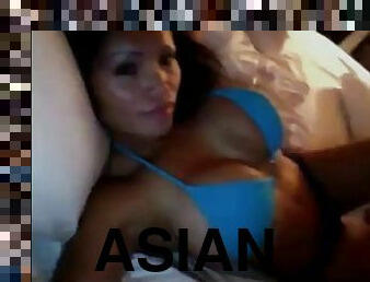Asian big boobs flex and bounce